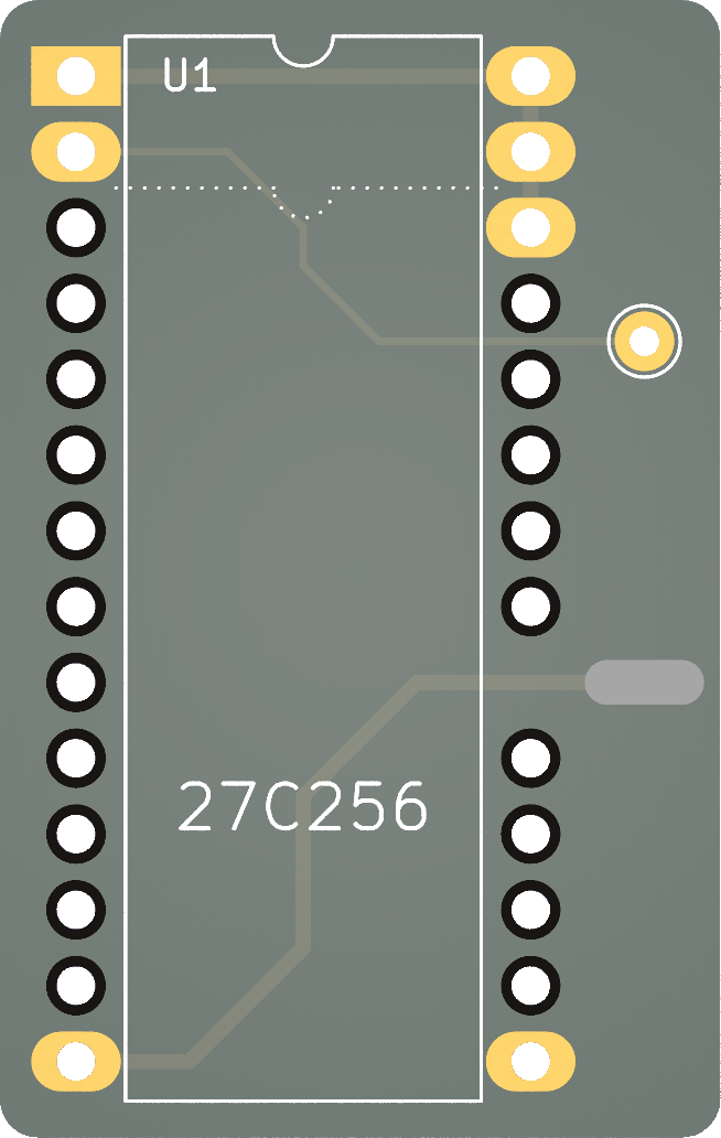 Render of PCB top side